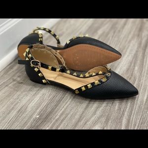 Shein black flats size 7